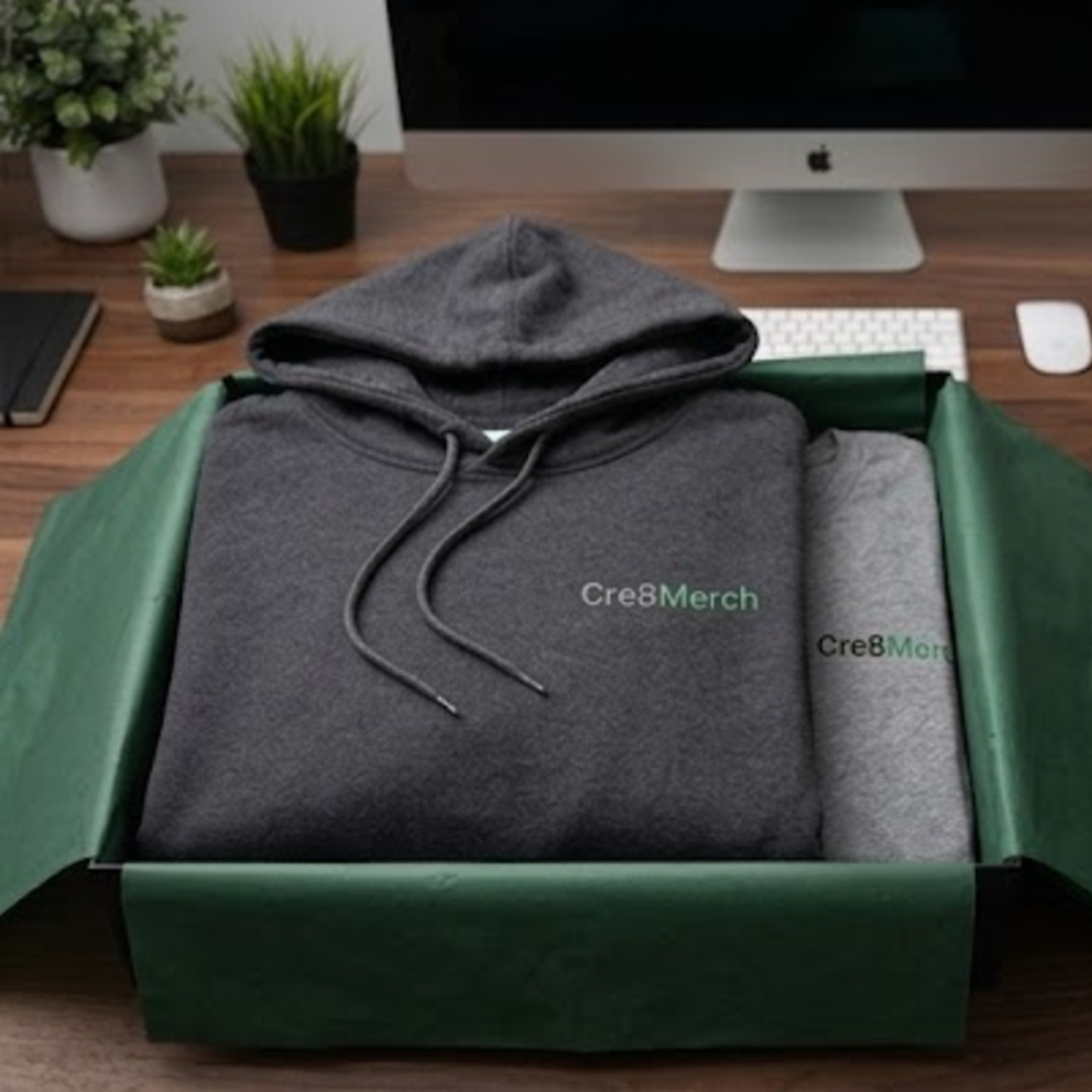 Employee welcome kits with branded merchandise